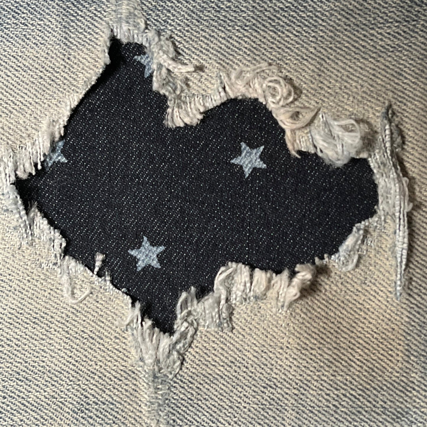 Blue Denim Stars  (Pretty Patches)