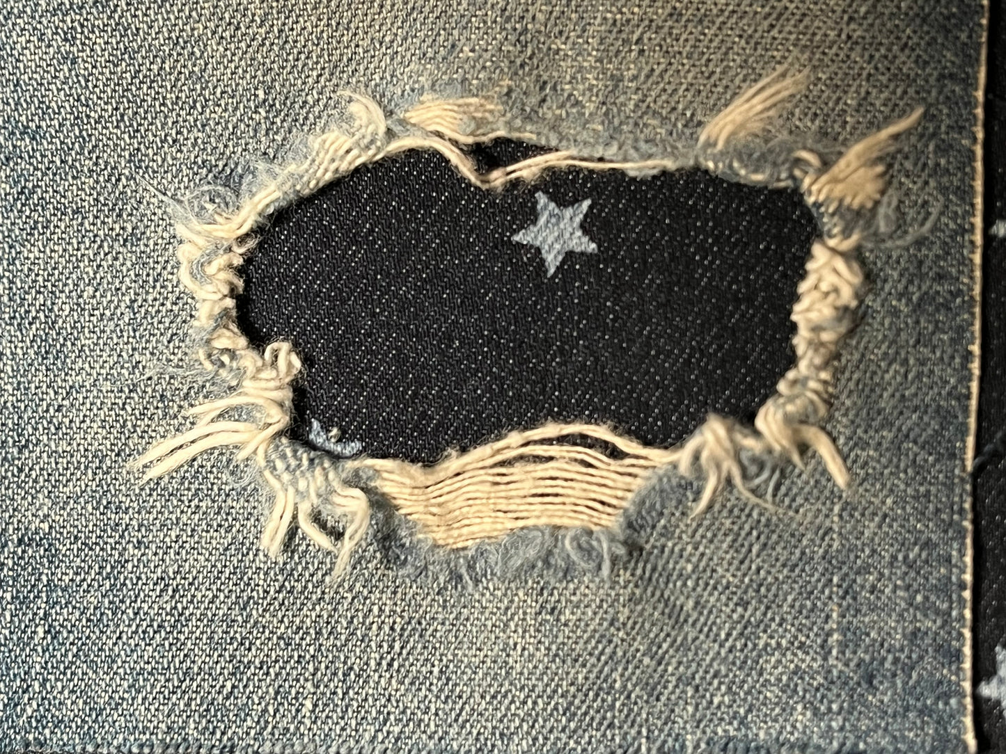 Blue Denim Stars  (Pretty Patches)