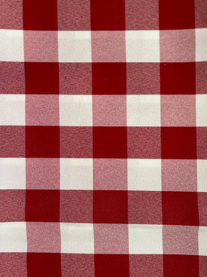 Red Gingham Check