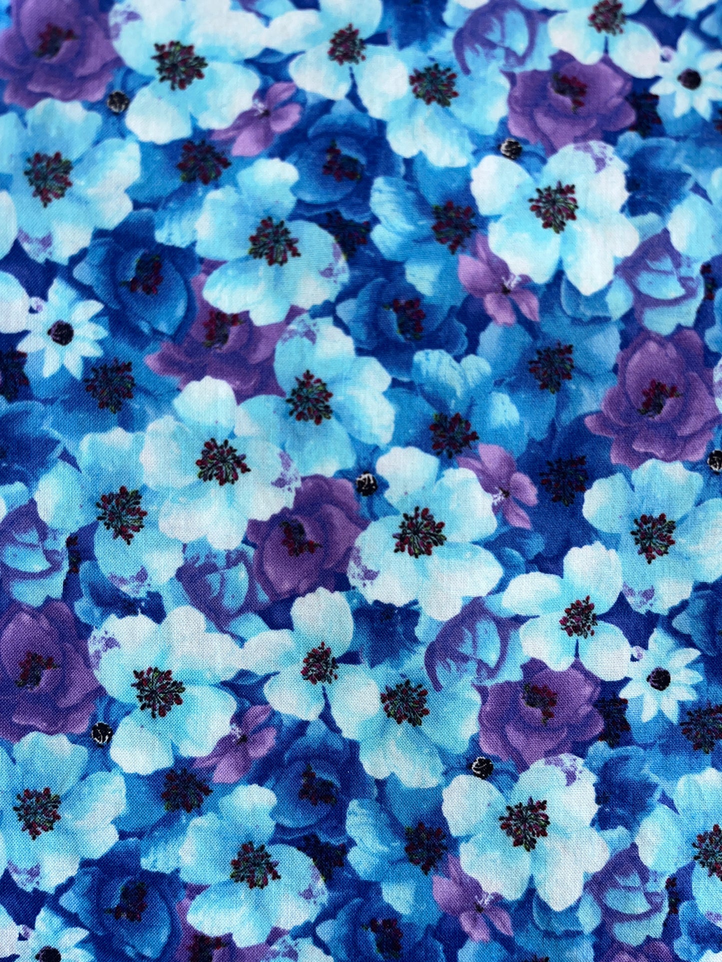 Beautiful Blue and Purple Floral