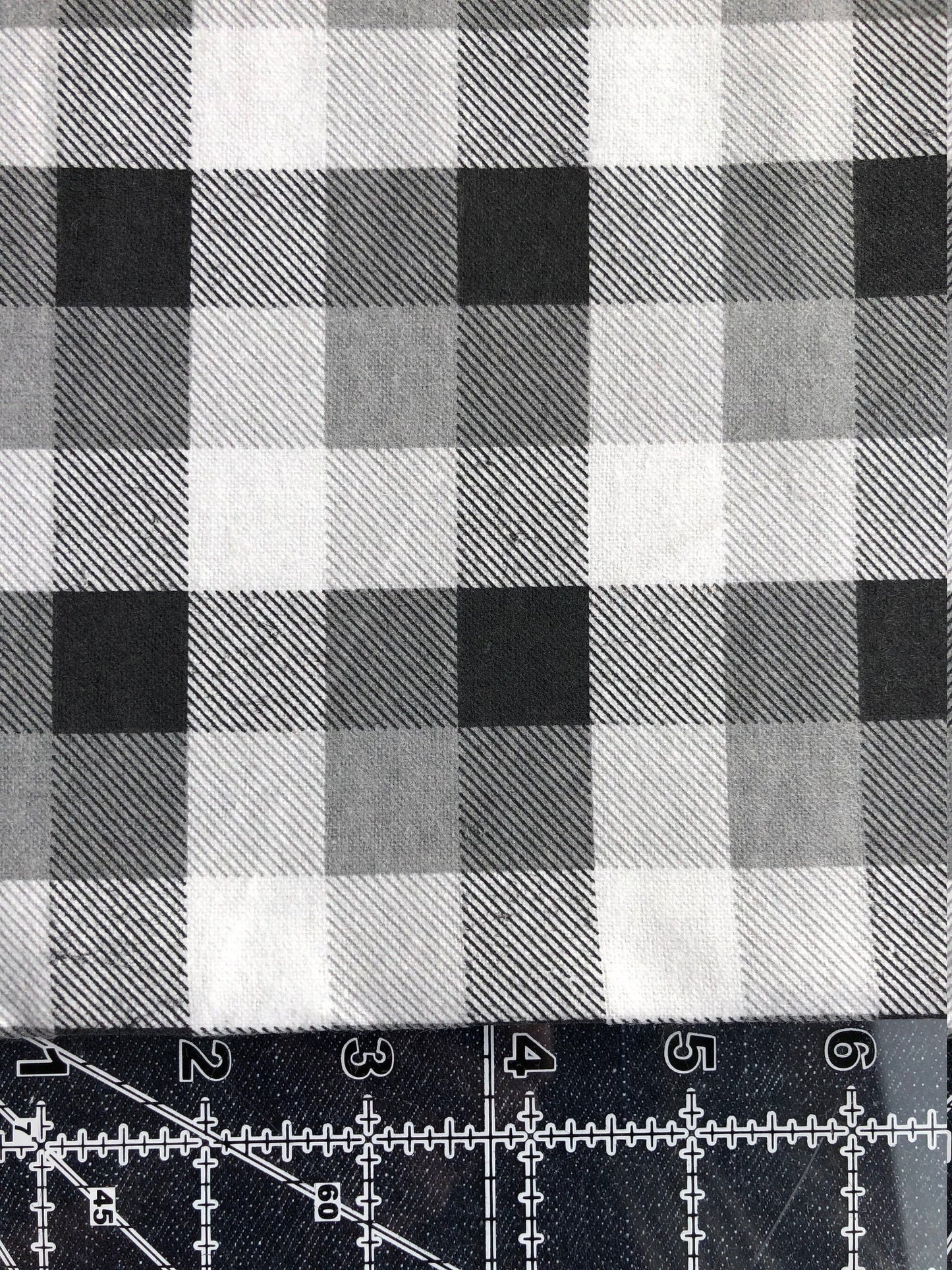 Grey, Black & White Plaid