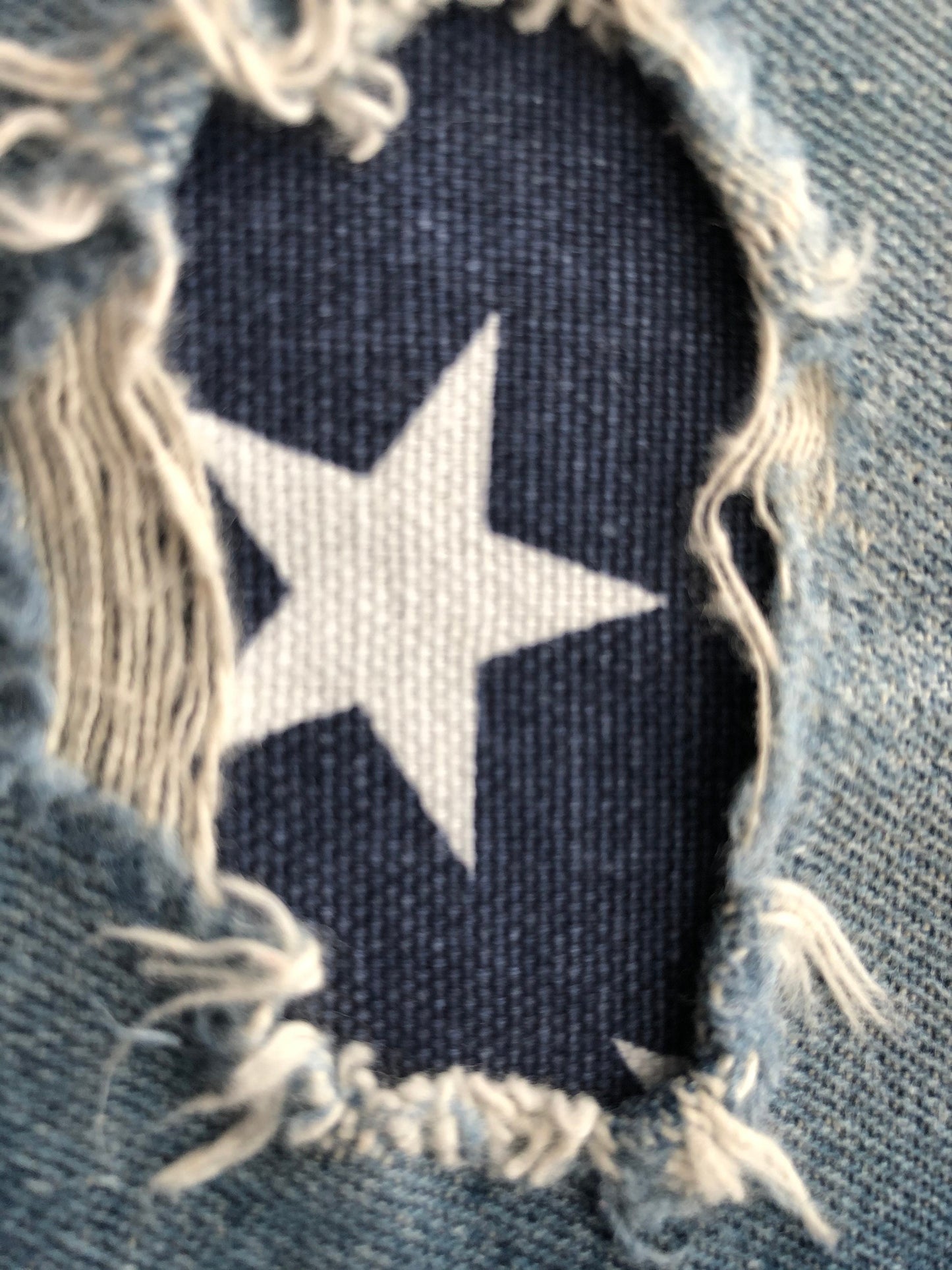 White Stars on Navy (Pretty Patches)