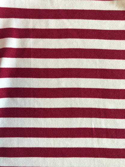 Burgundy Stripe STRETCH