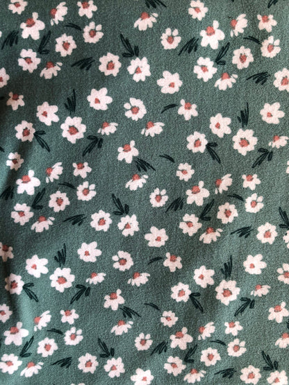 Light Teal w/ Daisies STRETCH